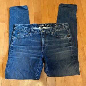 MIH Breathless Women's Size 30 Skinny Mid Rise Jeans - Blue with some stretch